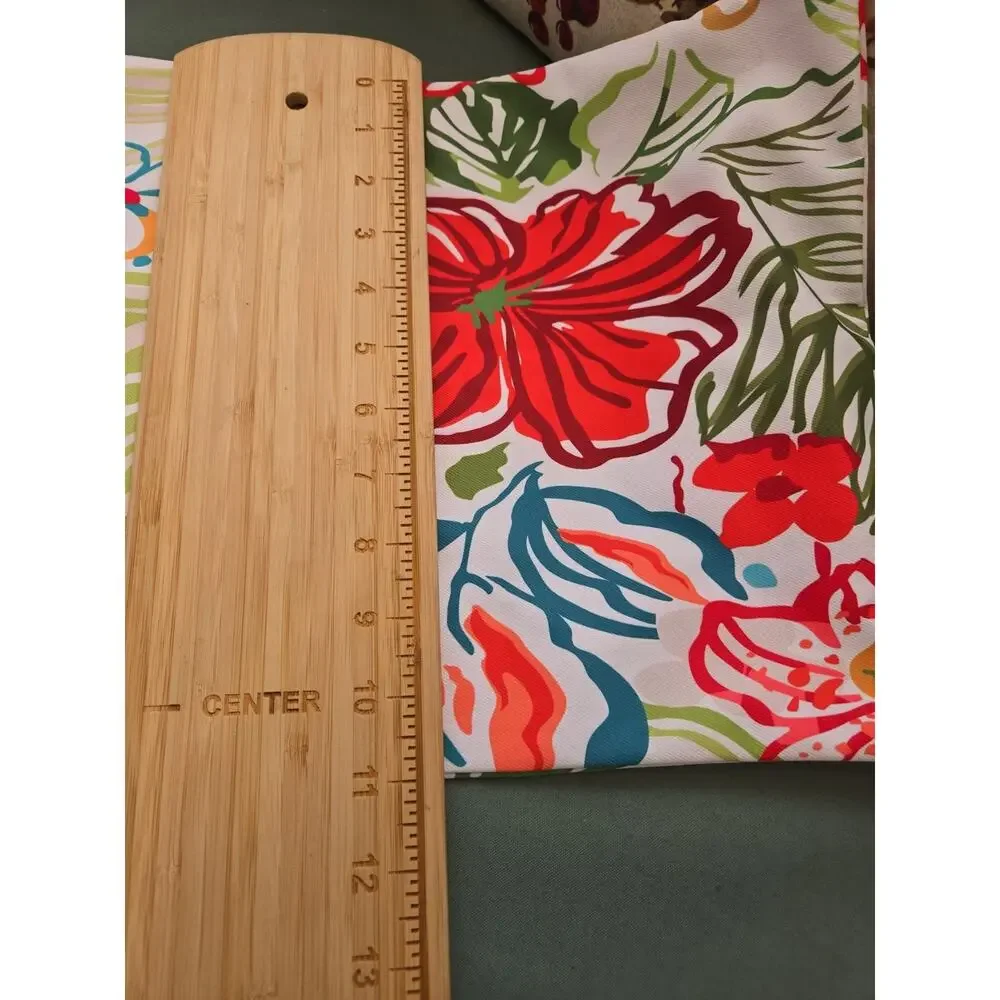 2 Floral & Garden Multicolor Outdoor Pillow Cases 11x18
